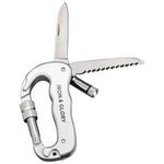 4-in-1 Carabiner tool 'Always Ready' Silver