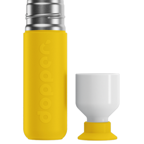 Insulated Thermal Water Bottle 350ml Lemon Yellow