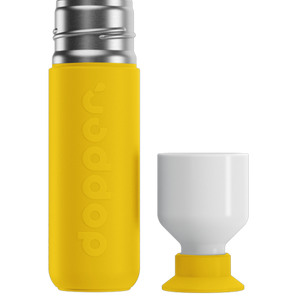 Insulated Thermal Water Bottle 350ml Lemon Yellow