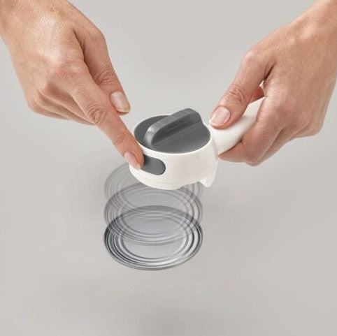 Can Opener 'Can Do Plus' and Ring Pull in White and Grey
