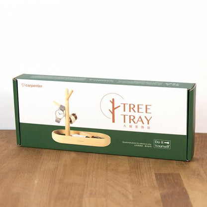 Jewellery Holder Wooden Tree Tray