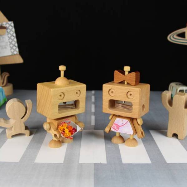 Pencil Sharpener Girl Robot