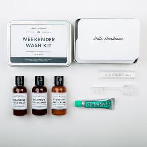 Personalised Gift Weekender Wash Kit