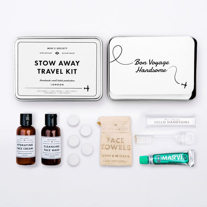 Personalised Gift Stow Away Travel Kit