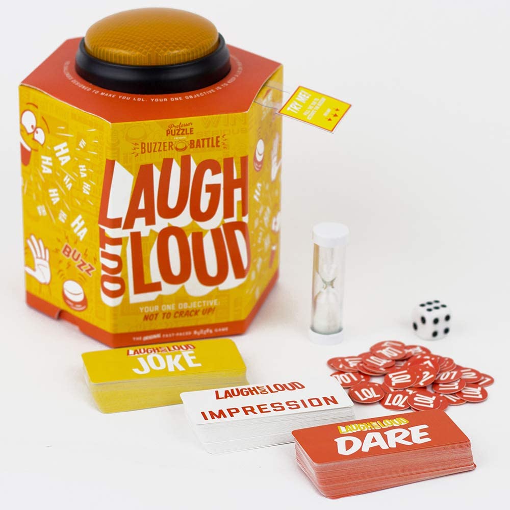 Quiz Game 'Laugh Out Loud' 3 - 6 players Yellow