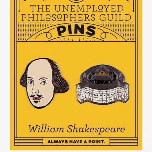 
            
                Load image into Gallery viewer, Pin Badge Enamel set William Shakespeare  Globe Theatre Design
            
        