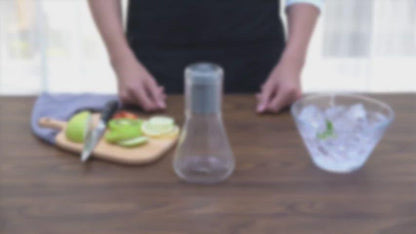 Tea Infuser & Shaker Glass Bottle Beaker