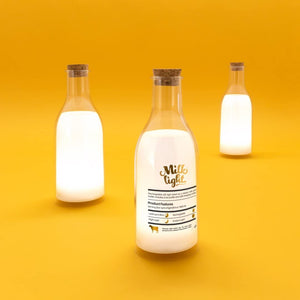 Milk Bottle Lamp Novelty USB Charging Luckies