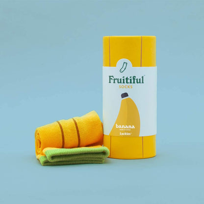 Socks Luckies Fruit Banana Yellow