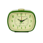 Bedside Alarm Clock Retro Green