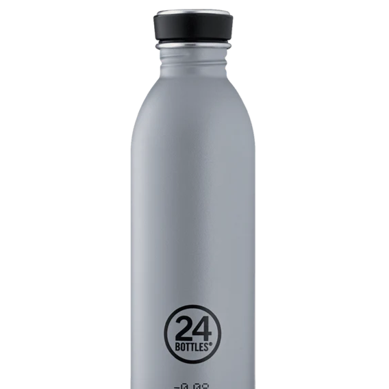 500ml Water Bottle Formal Grey Stainless Steel 24 Bottles