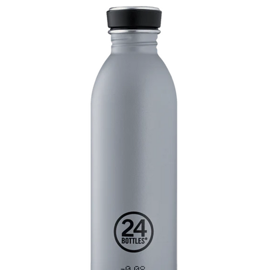 500ml Water Bottle Formal Grey Stainless Steel 24 Bottles
