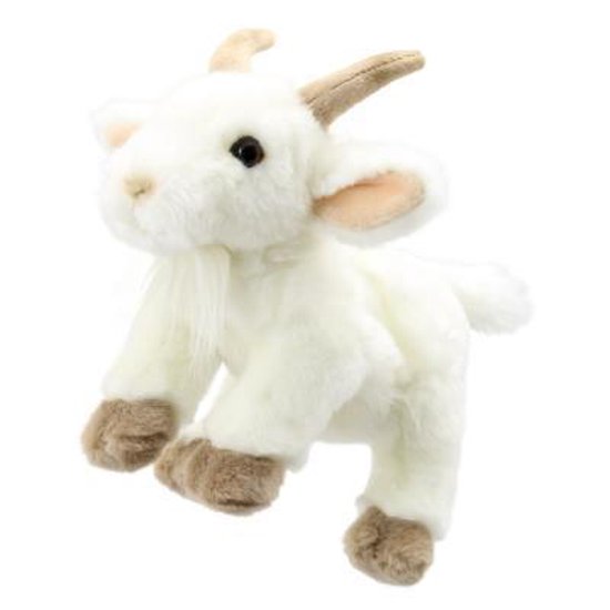 Goat Puppet Soft Toy Full Body Cream
