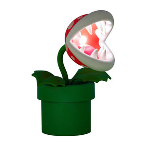 Super Mario Piranha Plant 'Posable Lamp' Red, Green and White