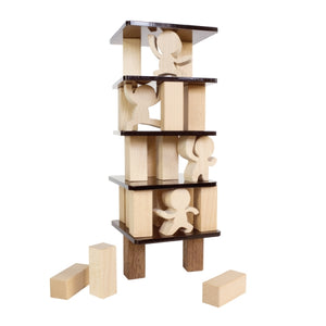 Game Building Block Tower Kung Fu Style