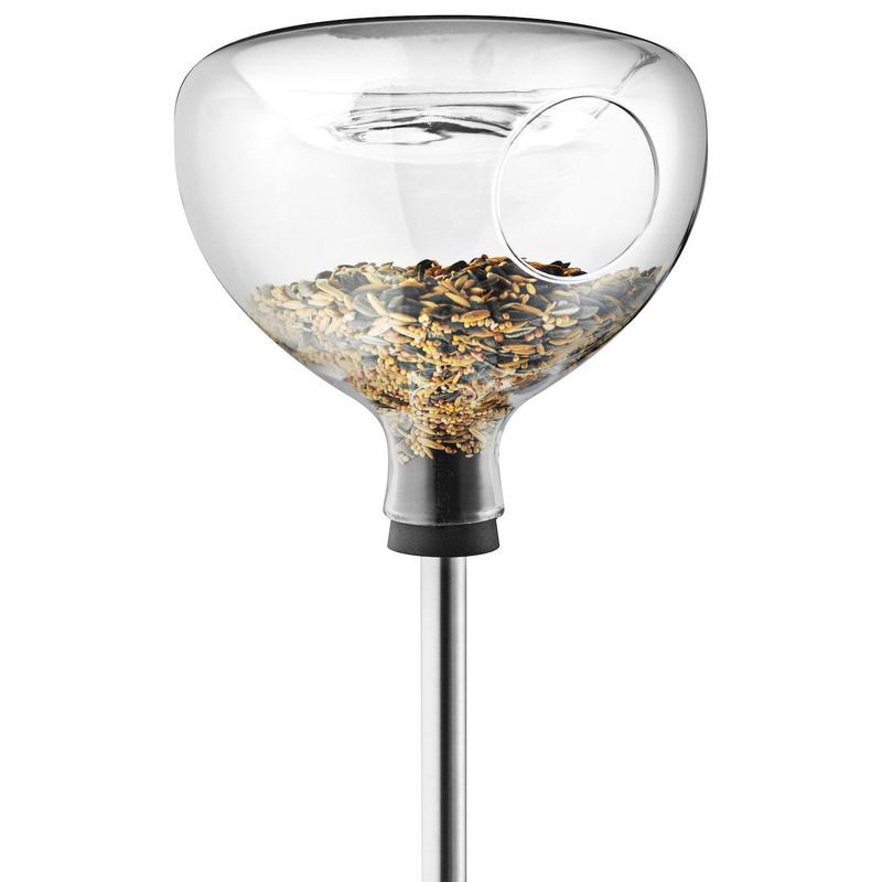 Bird Feeder Glass with Bird Bath