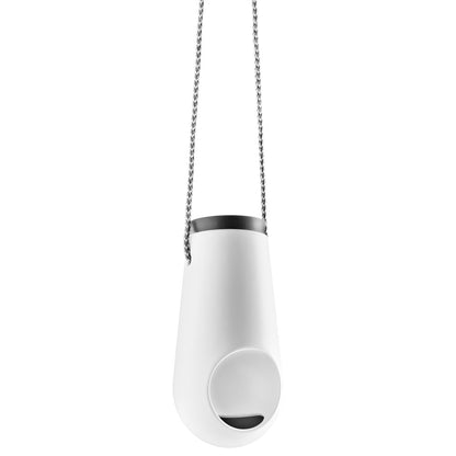Hanging Bird Feeder in White