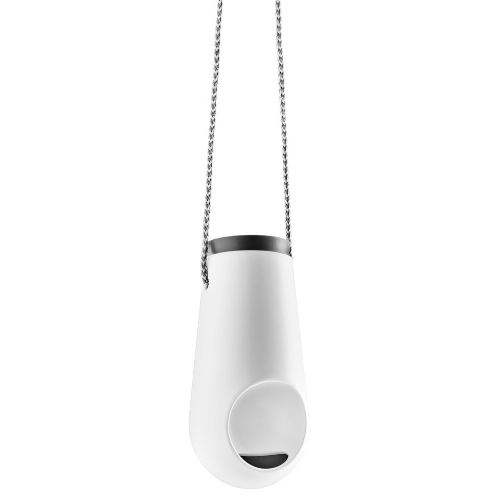 Hanging Bird Feeder in White