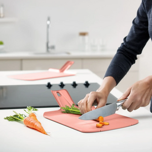 Chop2Pot™ Folding Chopping Board Red Large