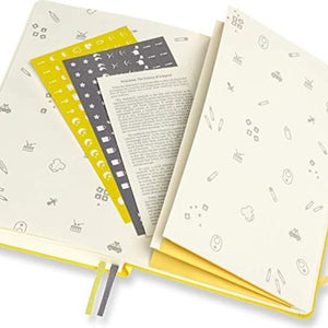 Baby Journal 2-year-long Yellow Moleskin Notebook