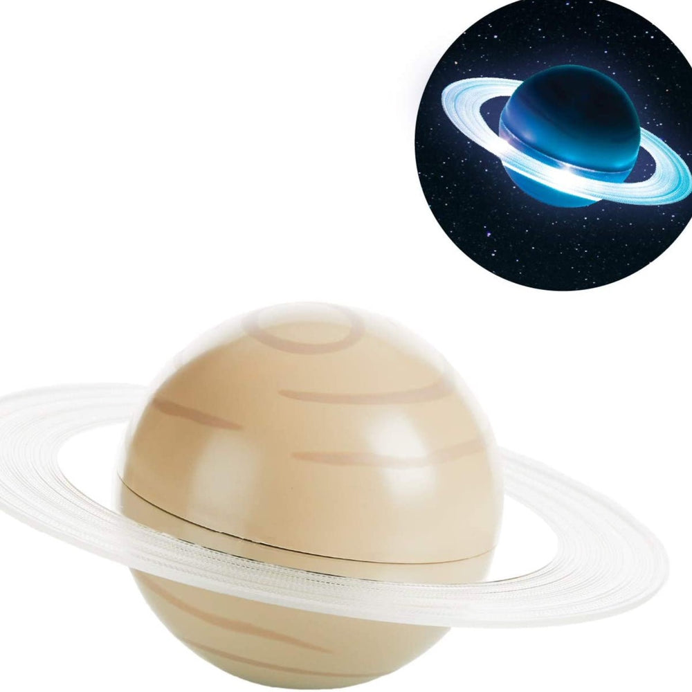 Saturn Colour Changing Mood Lighting for Desk or Hanging in Grey and Cream