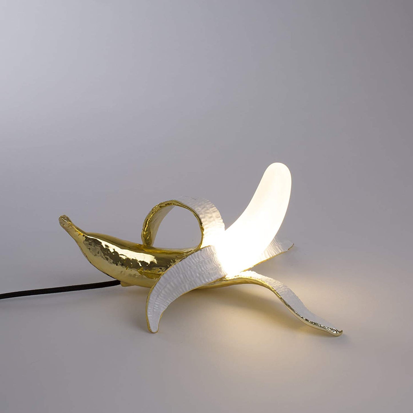 Table Lamp Banana Dewey Seletti in Gold