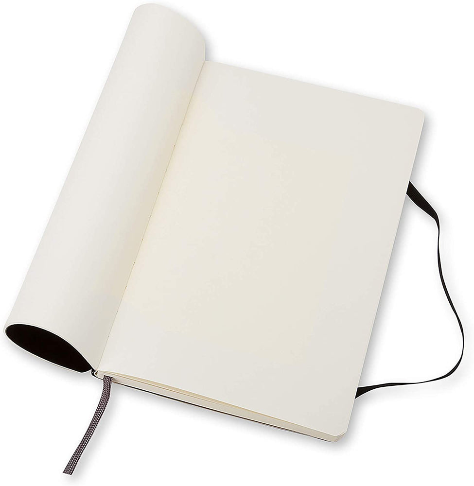 Notebook Large Black Softback Blank-Paper Moleskine