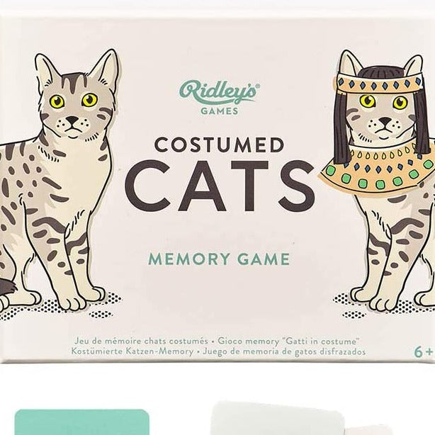 Memory Card Game Costumed Cats Ridley's