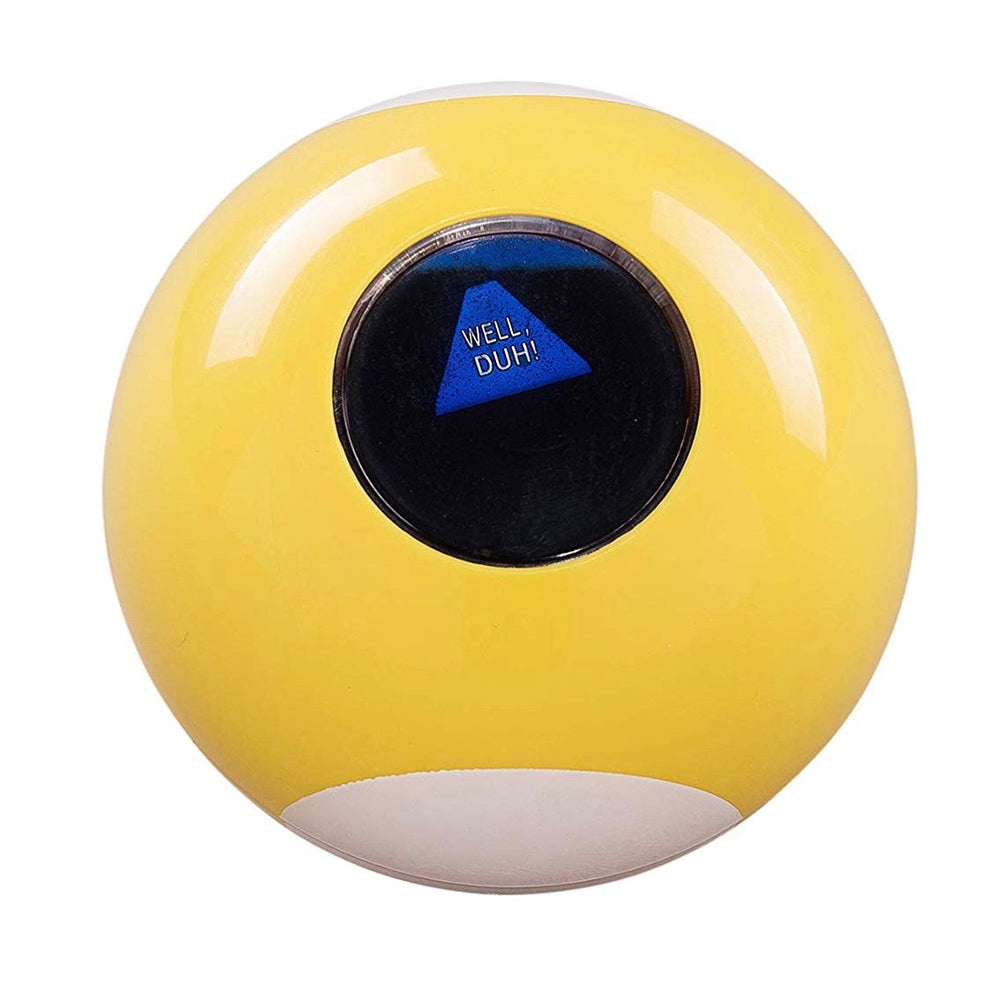 Sarcastic 9 Ball by Ridley's in yellow