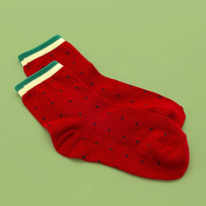 Luckies Fruit Socks Watermelon Red Green