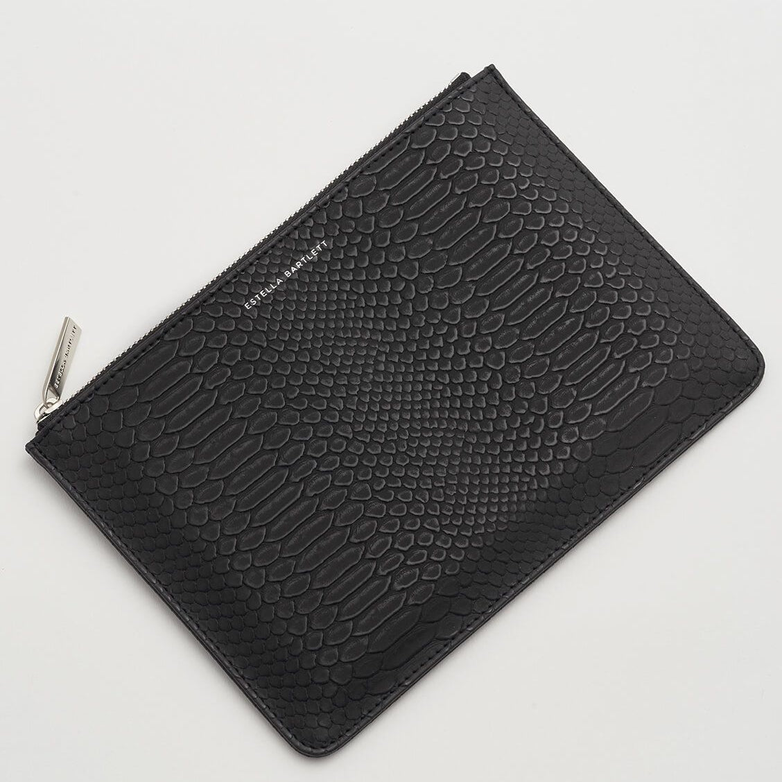 Estella Bartlett Pouch Medium Black Snake