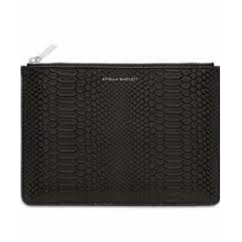 Estella Bartlett Pouch Medium Black Snake