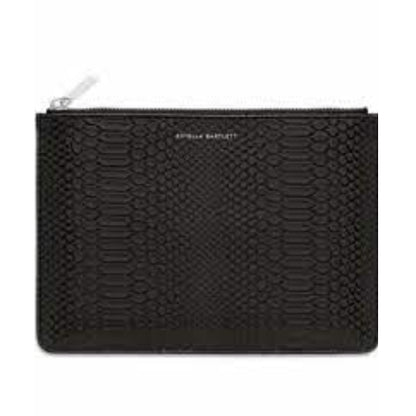 Estella Bartlett Pouch Medium Black Snake