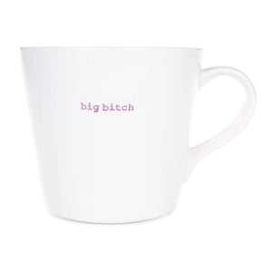 Big Bitch Large Bucket Mug Keith Brymer Jones White