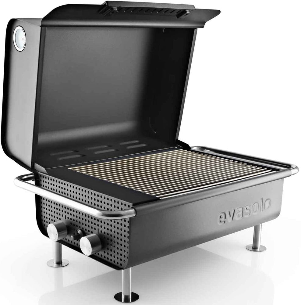 Box Gas Barbecue Grill BBQ in Black