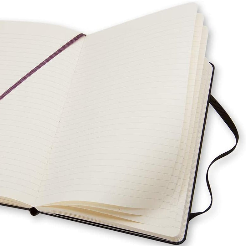 Notebook Large Black Hardback Ruled Lined Paper Moleskine