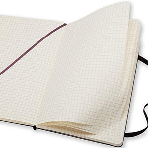 Moleskine Notebook Pocked-Sized Squared Hardback with Closure Black