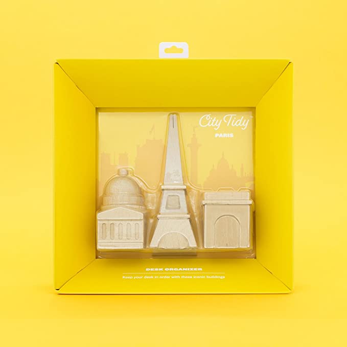 Paris Desk Tidy Stationary Wood Luckies