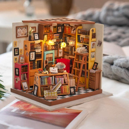 Miniature Room Model DIY Kit Sam's Study