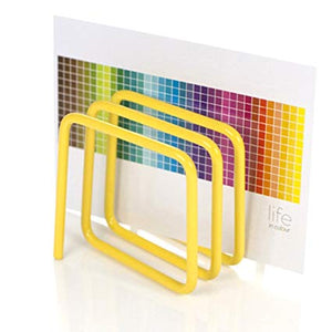 Letter rack in sushine yellow