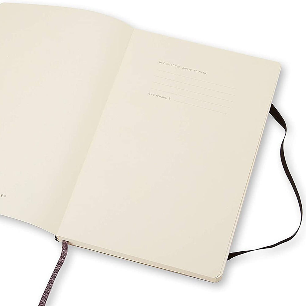 Notebook Large Black Softback Blank-Paper Moleskine