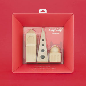 London Desk Tidy Stationary Wood Luckies