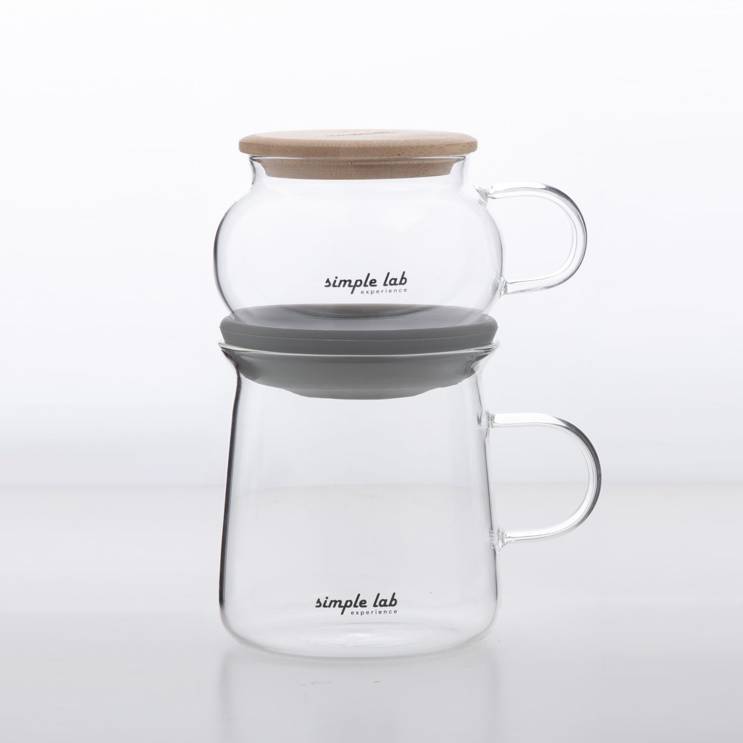Tea brew glass tea pot & tea cup set with Airo air-Lock