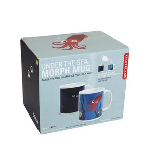 Mug with heat changing 'Under The Sea' in black
