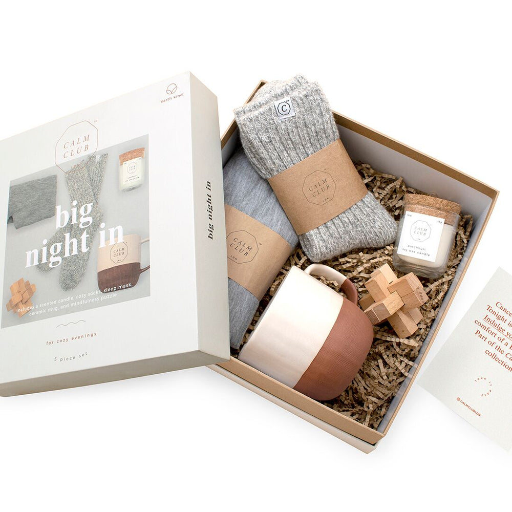 Pamper Gift set for cozy evenings set of 5 'Big Night In' collection