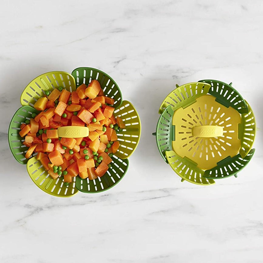 Folding Steamer Green Bloom