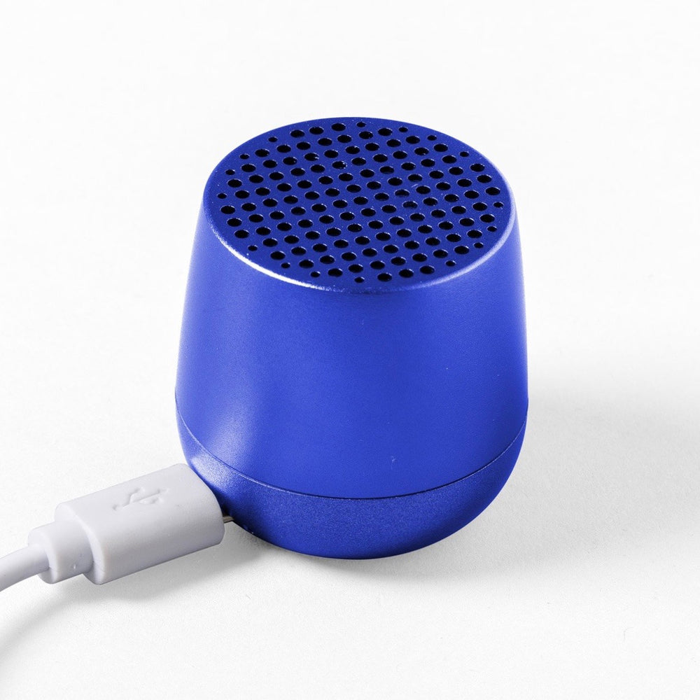
            
                Load image into Gallery viewer, Ultra-portable bluetooth speaker in aqua blue
            
        
