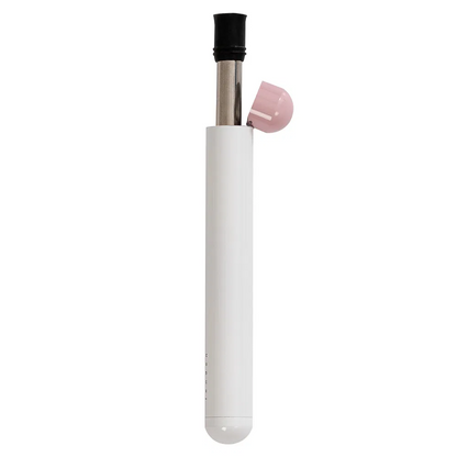 Reusable Straw Skittle White & Pink Stainless Steel Lund London