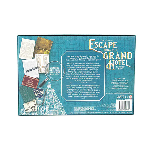 Game Escape Room Grand Hotel 2 -8 players Turquoise