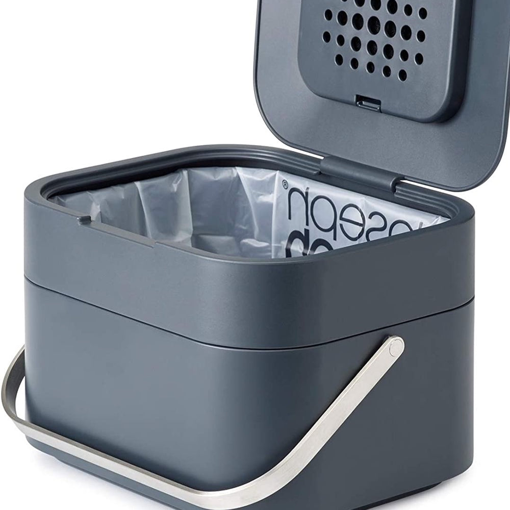 Food Waste Bin Caddy Stack 4L Graphite Grey